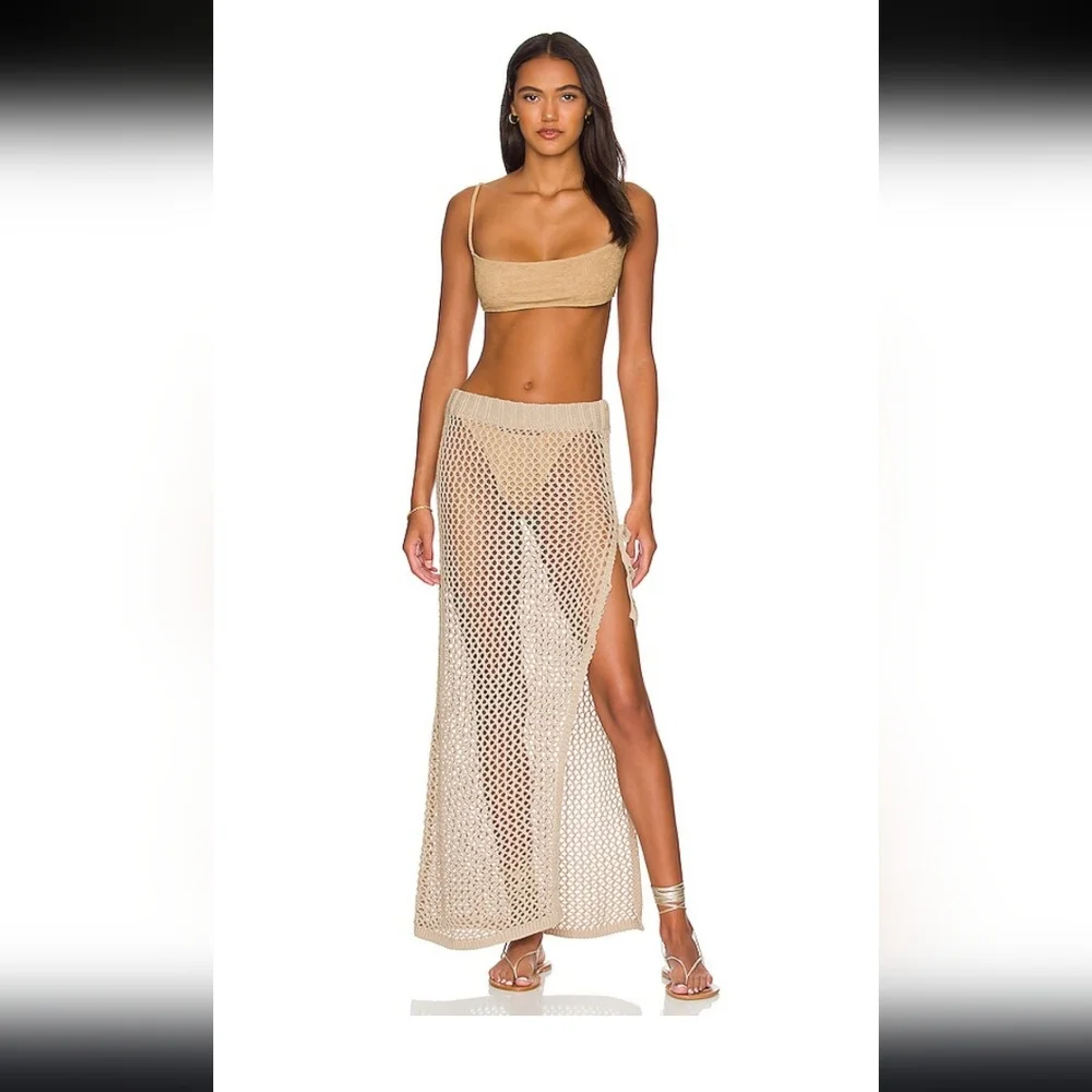Beach Riot Deborah‎ Tan Skirt - Picture 5 of 9